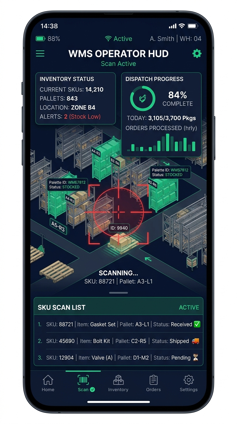 Technocom WMS & Warehouse Scanner App