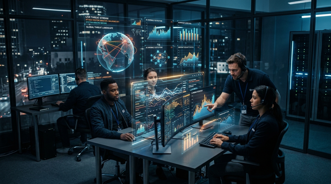 ศูนย์เฝ้าระวังความปลอดภัย 24/7 Managed SOC ผสาน AI Threat Hunting ตรวจจับภัยแบบเรียลไทม์